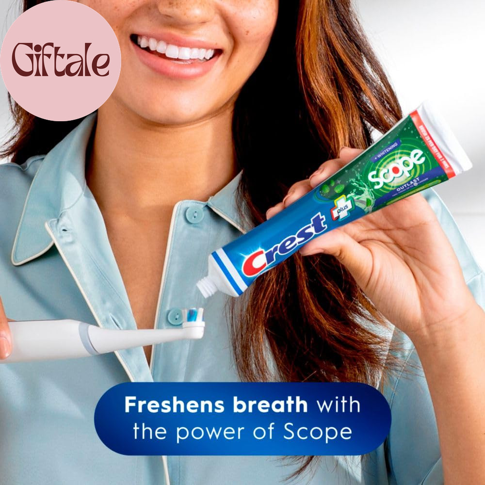 Complete Whitening + Scope, Long Lasting Mint Toothpaste, Triple Pack (3 Count o