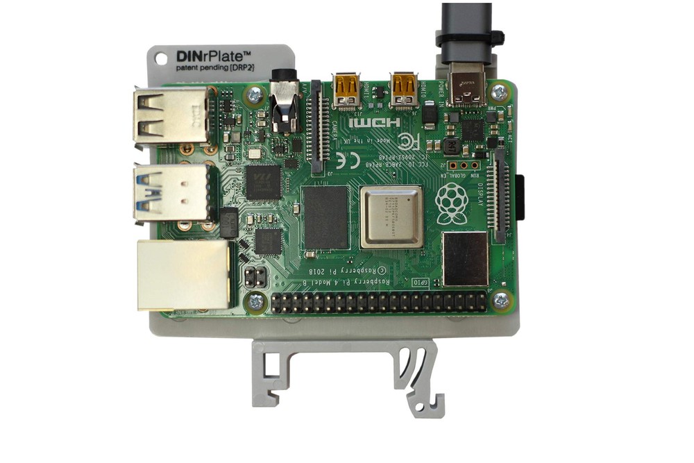 DIN Rail Mount for Raspberry Pi (3-Pack)