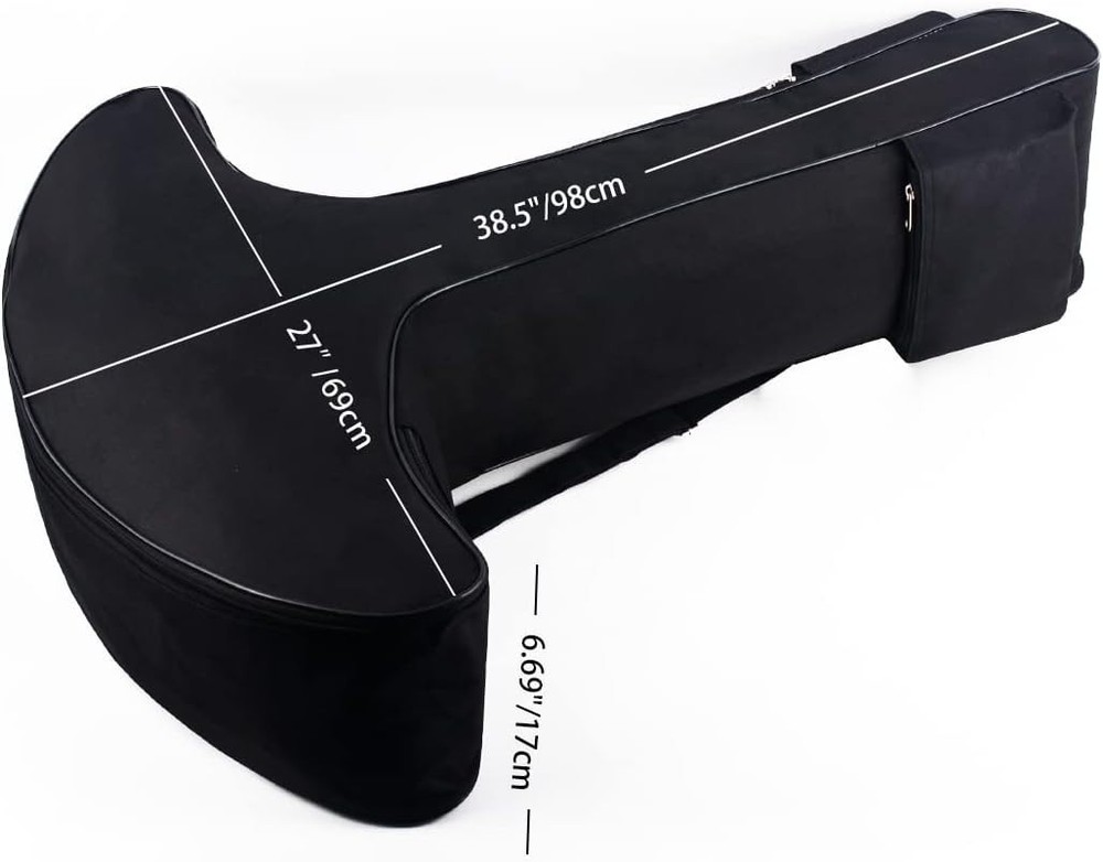 Durable Canvas Crossbow Case with Padded Shoulder Strap - Lightweight & Spacious