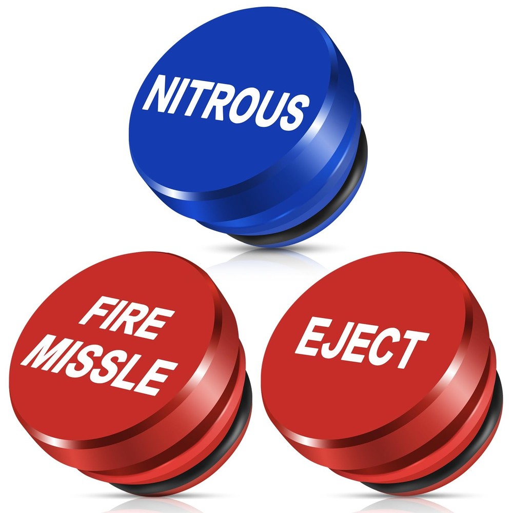 Cigarette Lighter Cover 3 Pcs, FIRE MISSILE EJECT NITROUS