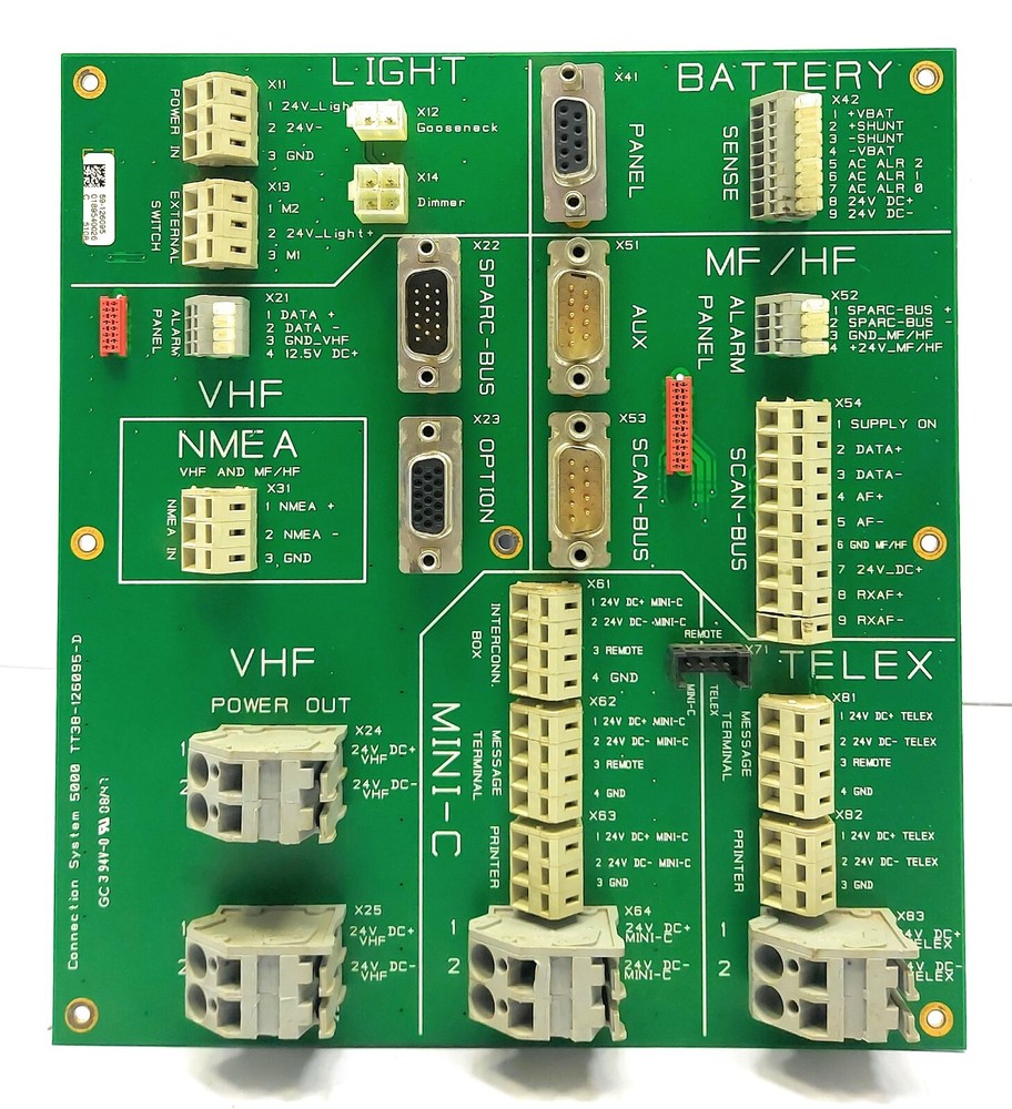 Connection system 5000 TT38-126095-D PCB Card