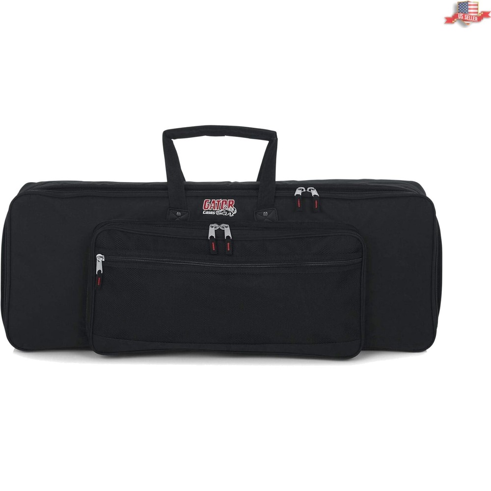 Protective Nylon Gig Bag for 49-Note Keyboards - External Accessory Pocket