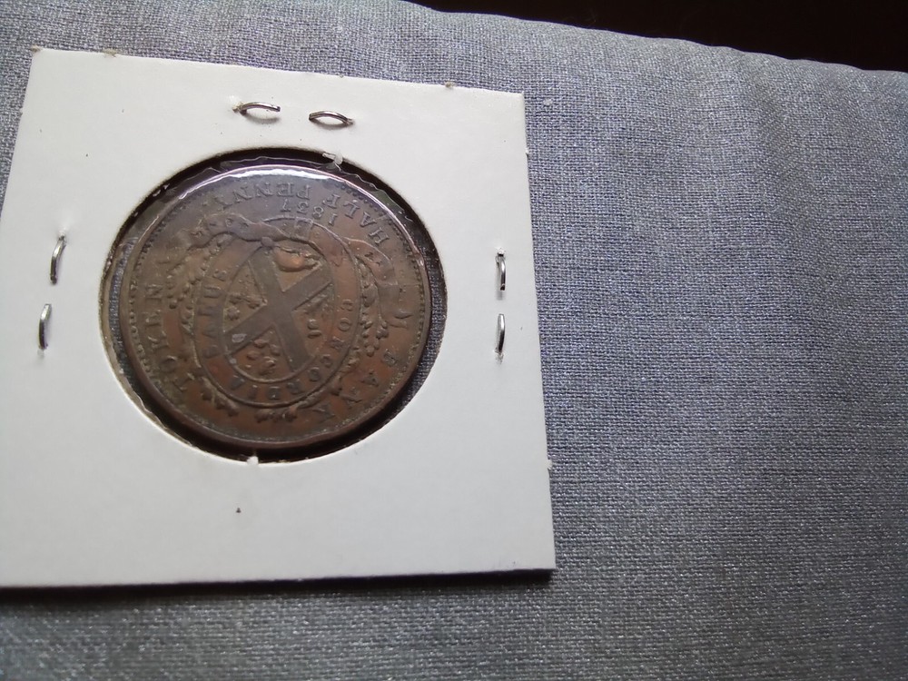 Canada Field Marshall Wellington Half Penny Token Fine+