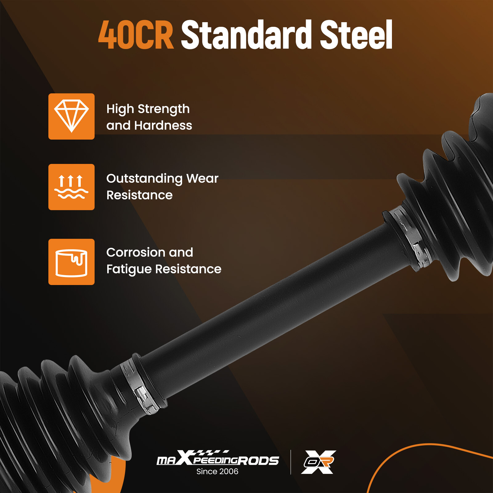 CV Axle Joint Assembly Front Left+Right For Chevy Equinox GMC Terrain 2.4L 10-17