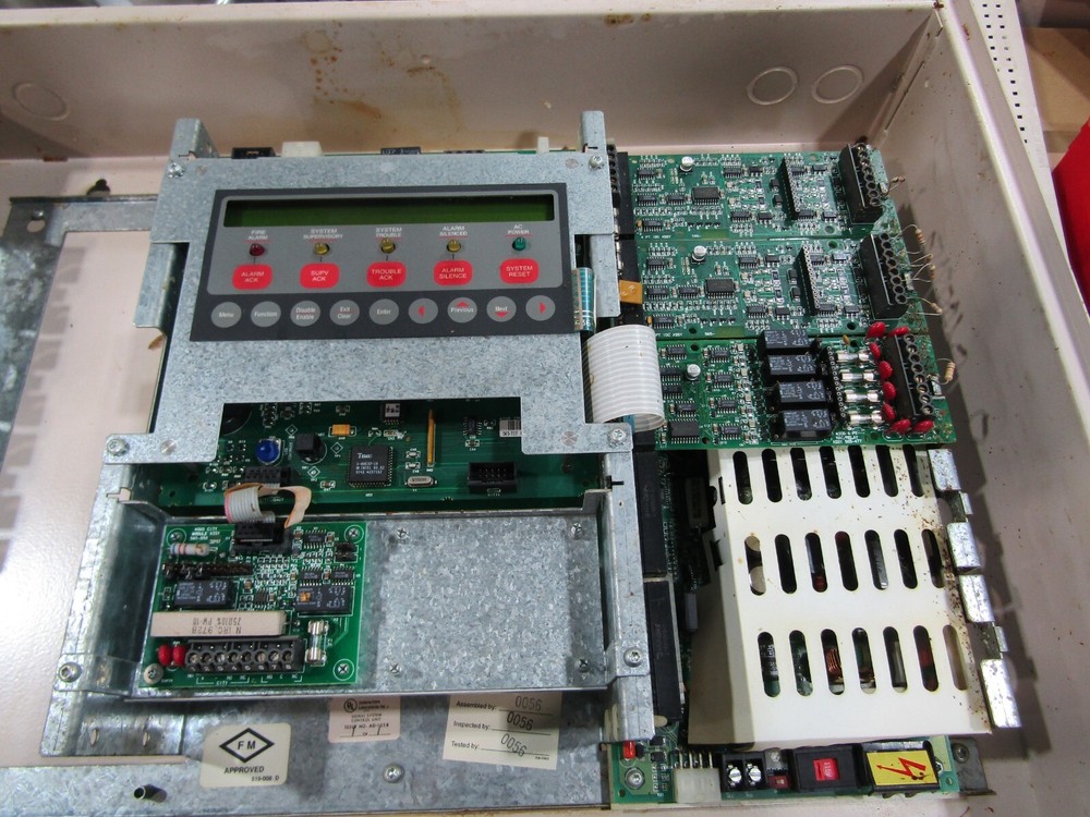 💥SIMPLEX 4005 FIRE ALARM CONTROL PANEL 120/240 VAC 4005-9101