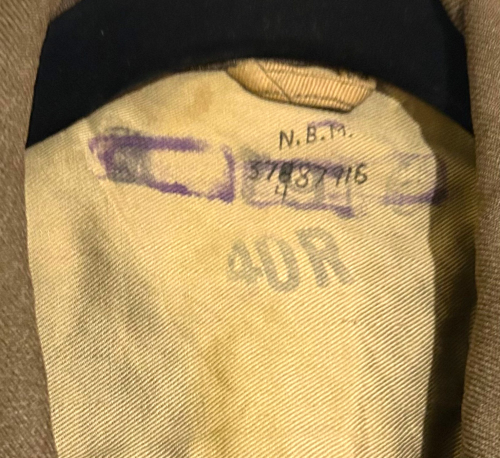 WWII US Eastern Defense Command 4 Pocket Service Coat / Uniform