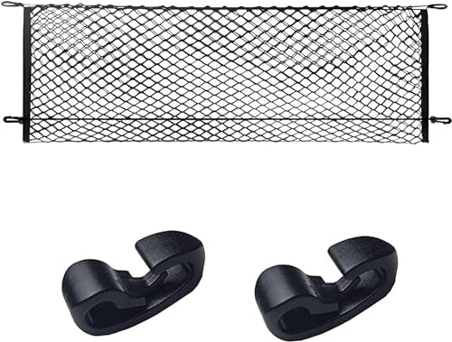 Cargo Net Compatible with 2020-2025 Cadillac XT6, Black, Nylon/Polyester, 1