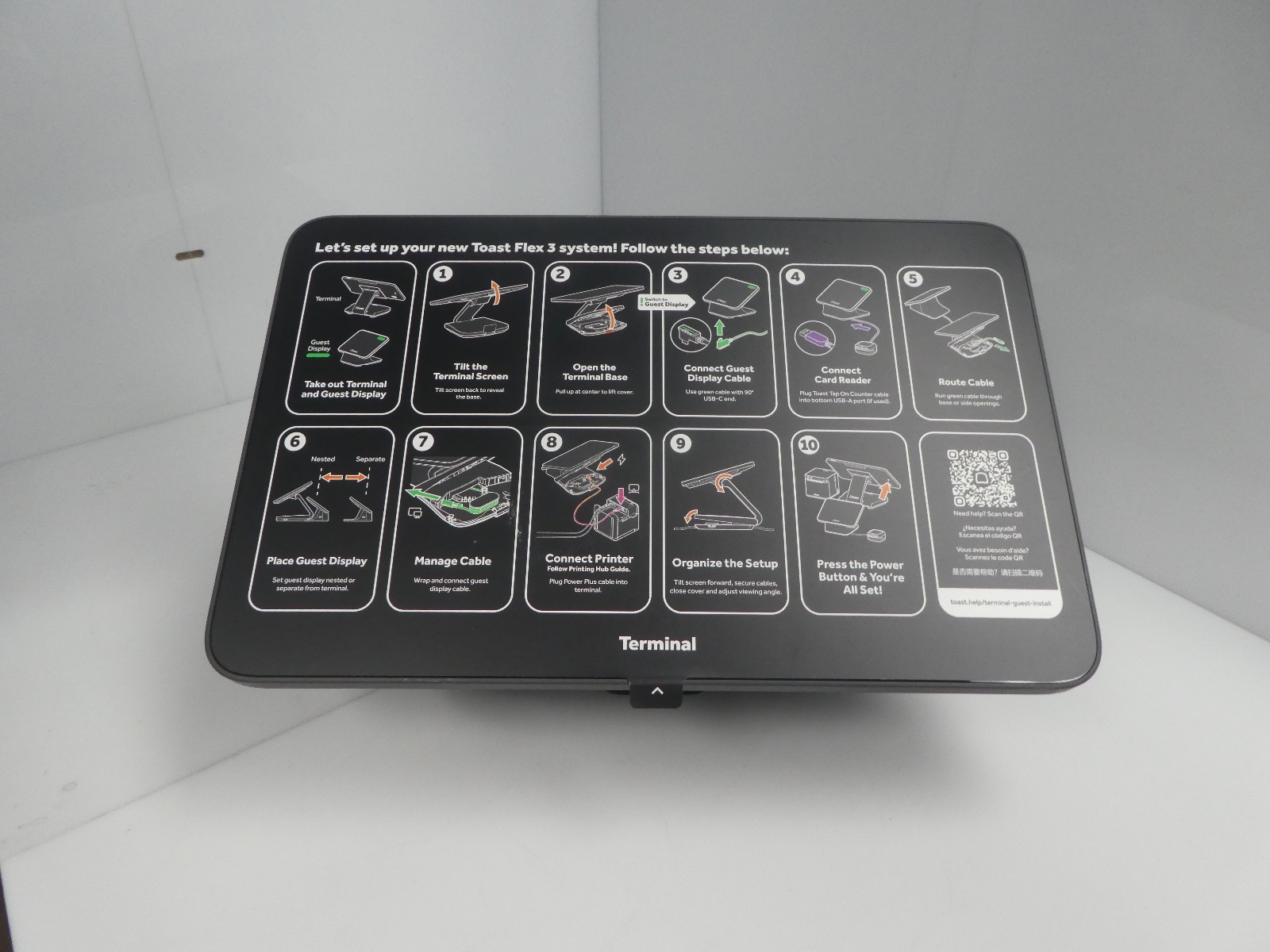 Toast Flex 3 POS Terminal TT300 Cosmetic Imperfections