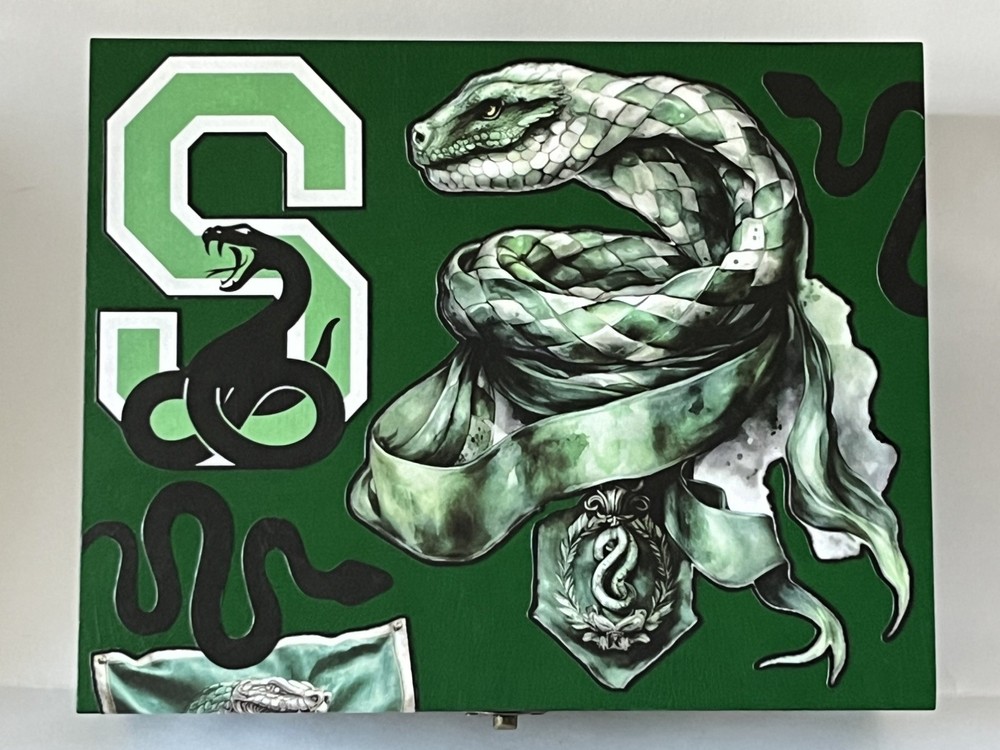 Slytherin inspired Memory / Keepsake Box