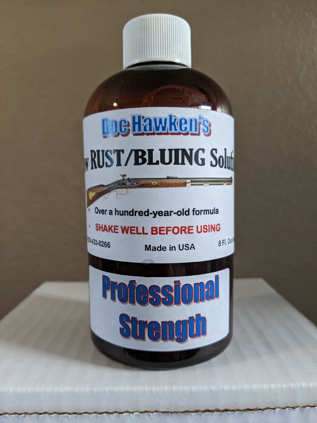 8 oz Slow Blu/Rust Agent Thompson Center Hawken Renegade CVA  Muzzleloader Acid