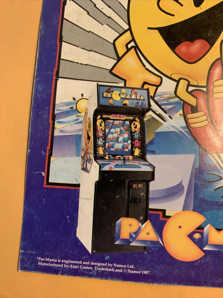 Poor condition pac Mania atari Wurlitzer Bubble Jukebox,,AD FLYER