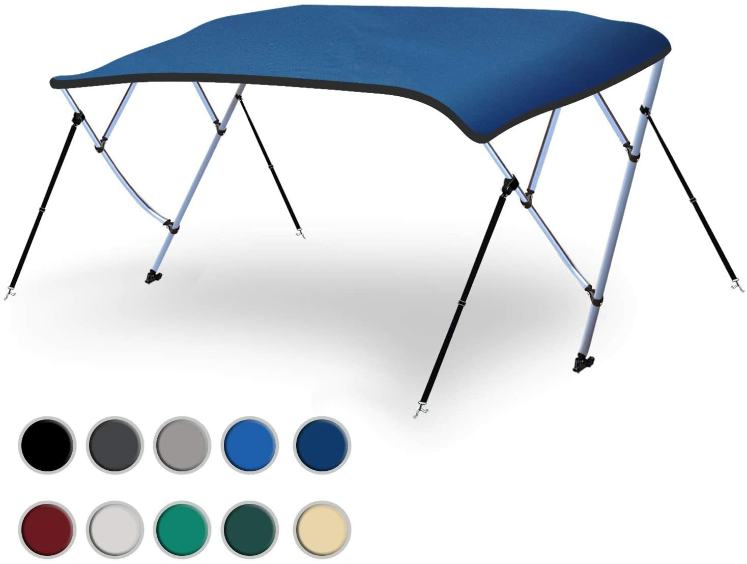 3 Bow Bimini Top Replacement Canvas Cover / Without Frame