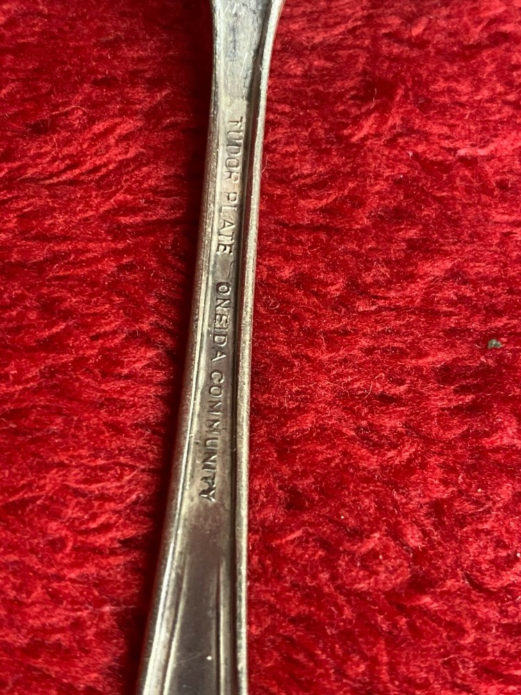 3 Vtg Silver Plate Teaspoons by Different Makers