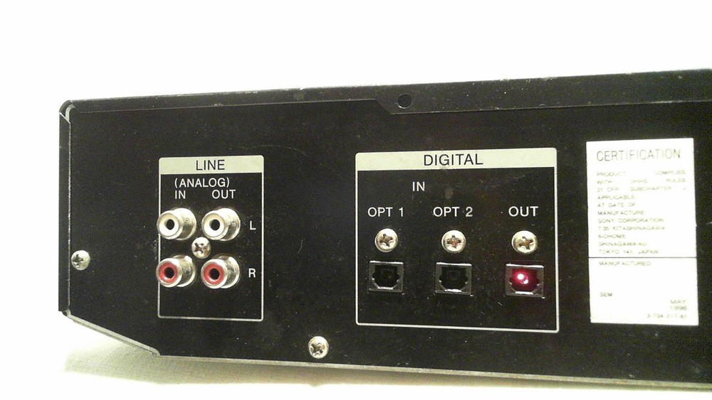 Sony MDS JE520 Mini Disc Deck Recorder Player TEST WORKING (SEE VIDEO)