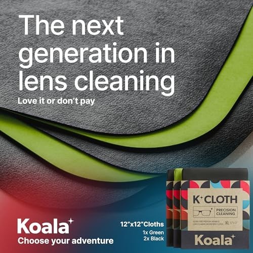 Microfiber Lens Cleaning Cloths - Glasses, Camera, VR Headset Cleaner - 3 Pack