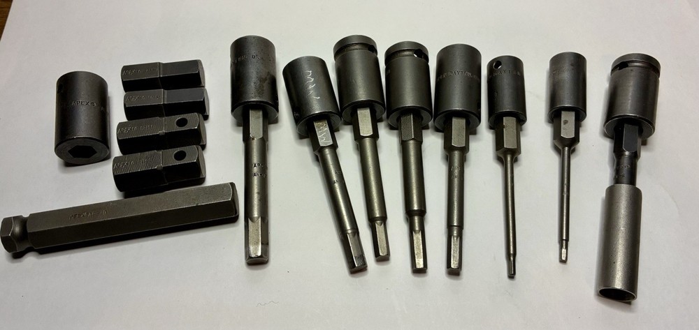 Vintage Apex Hex Drive 1/2” bundle.