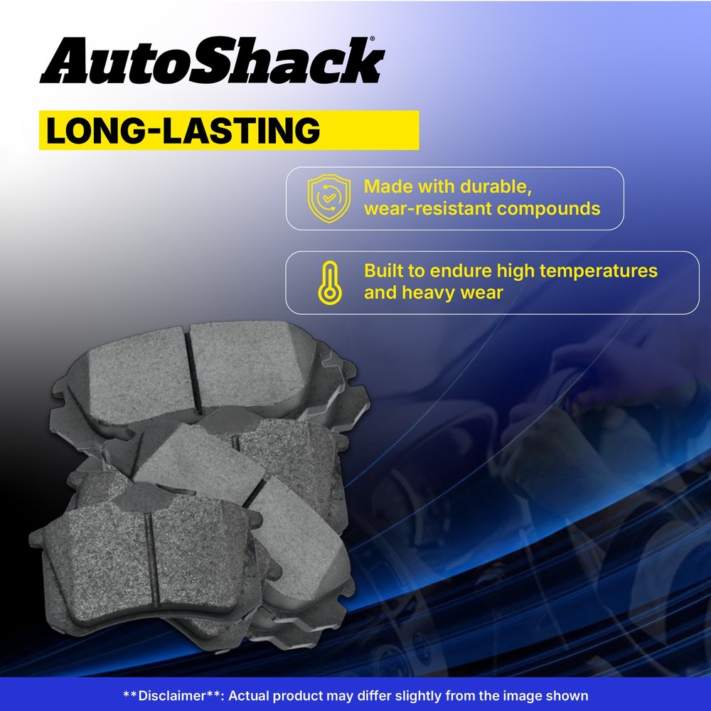 Front Rear Ceramic Brake Pad Set for Chrysler, Pacifica 2017-2023