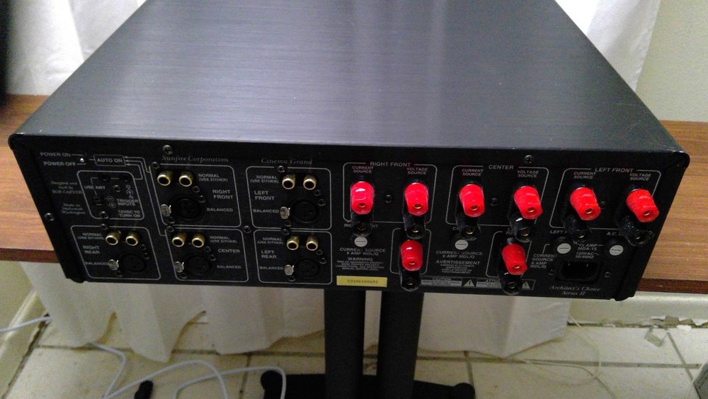 Sunfire Five Channel Load Invariant Amplifier