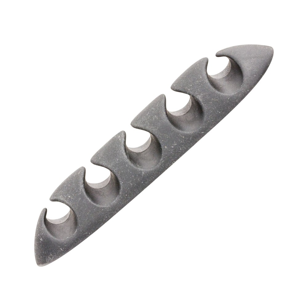 Rok Hardware Multipurpose Cable Clip, Desktop Cable Organizer, Black ROKCBL5BLK