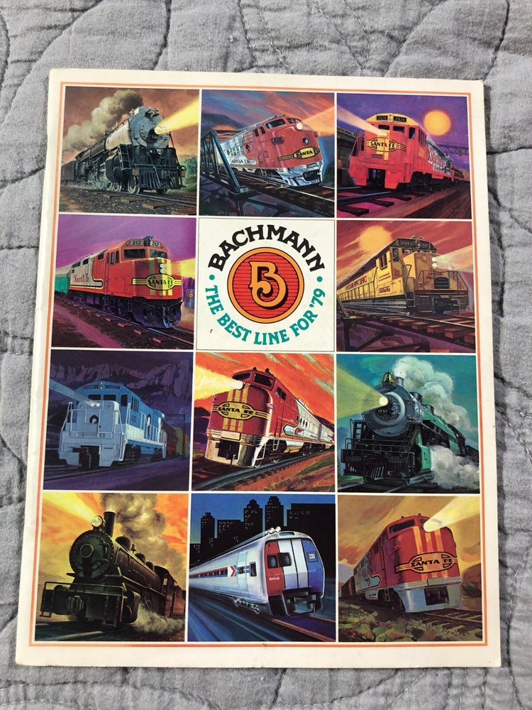 1979 BACHMANN DEALER TRAINS AND HOBBY CATALOG EUC