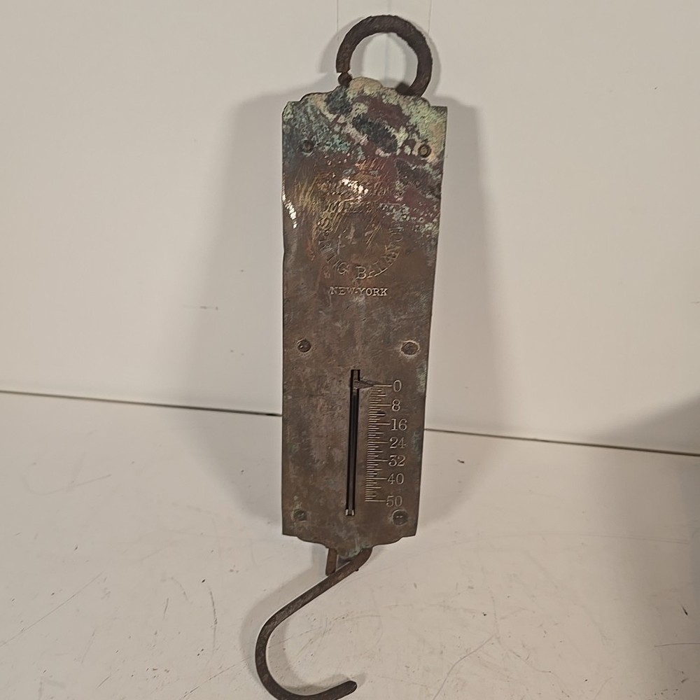 Antique Chatillon's Improved Spring Balance Scale Vintage Hanging