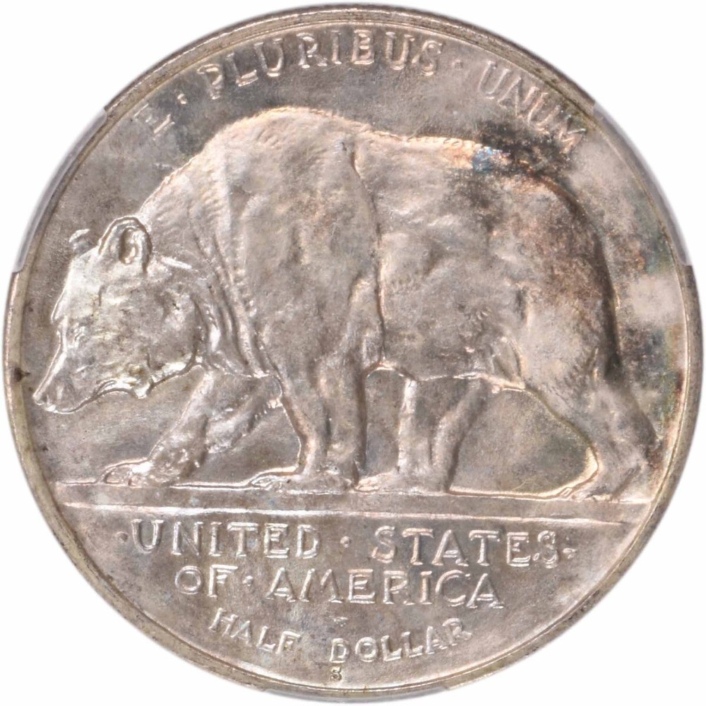 California Commemorative Silver Half Dollar 1925-S MS66 CACG
