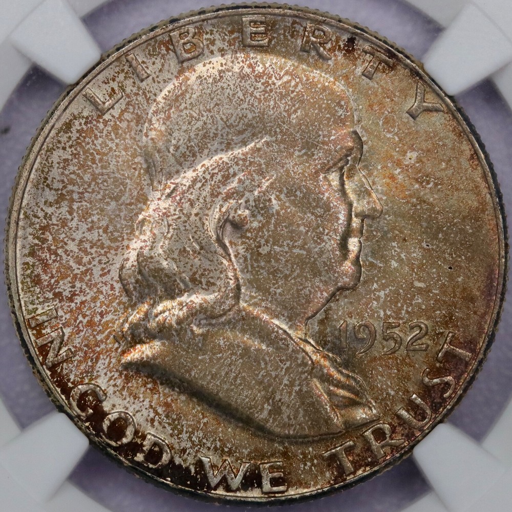 1952 50c Franklin Half Dollar - NGC MS 67 FBL