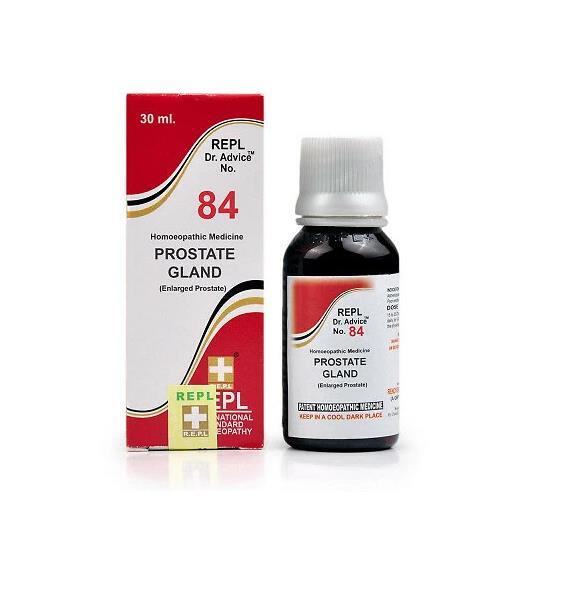 REPL Homeopathy Dr. Advice No 84 (Prostate Gland) (30ml) Drops
