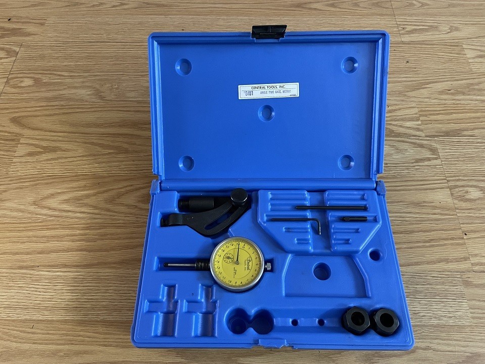 CENTRAL TOOLS Dial Indicator STRAIGHT/ANGLE Engine Timing Gauge Set 6481 Metric