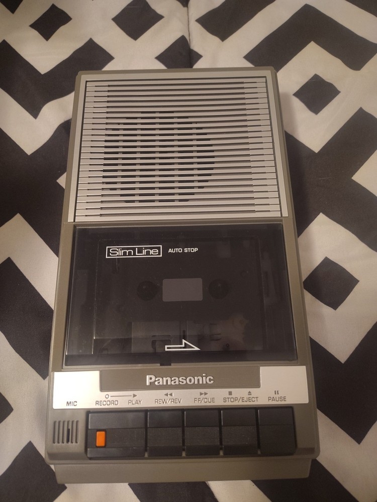 Panasonic Portable Cassette Tape Recorder