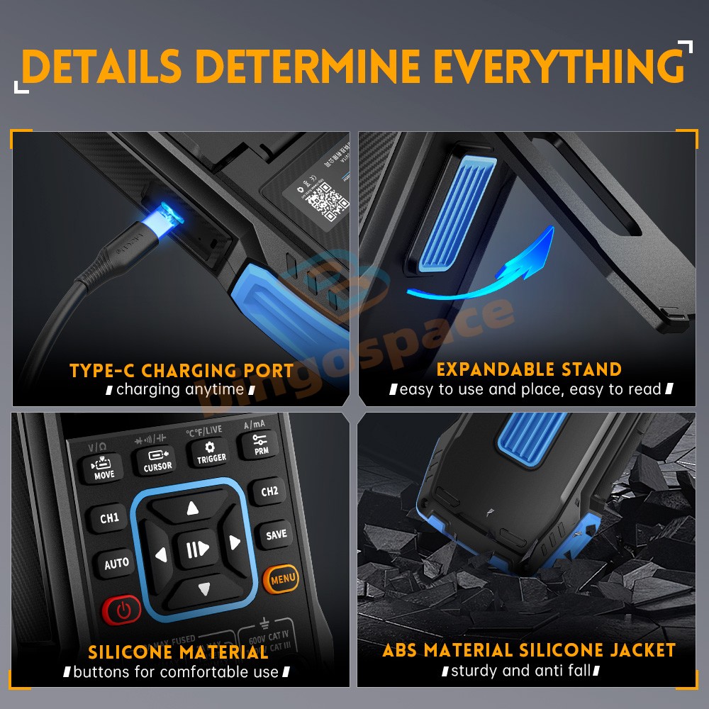 FNIRSI 2C23T Handheld Digital Oscilloscope Multimeter Function Signal Generator