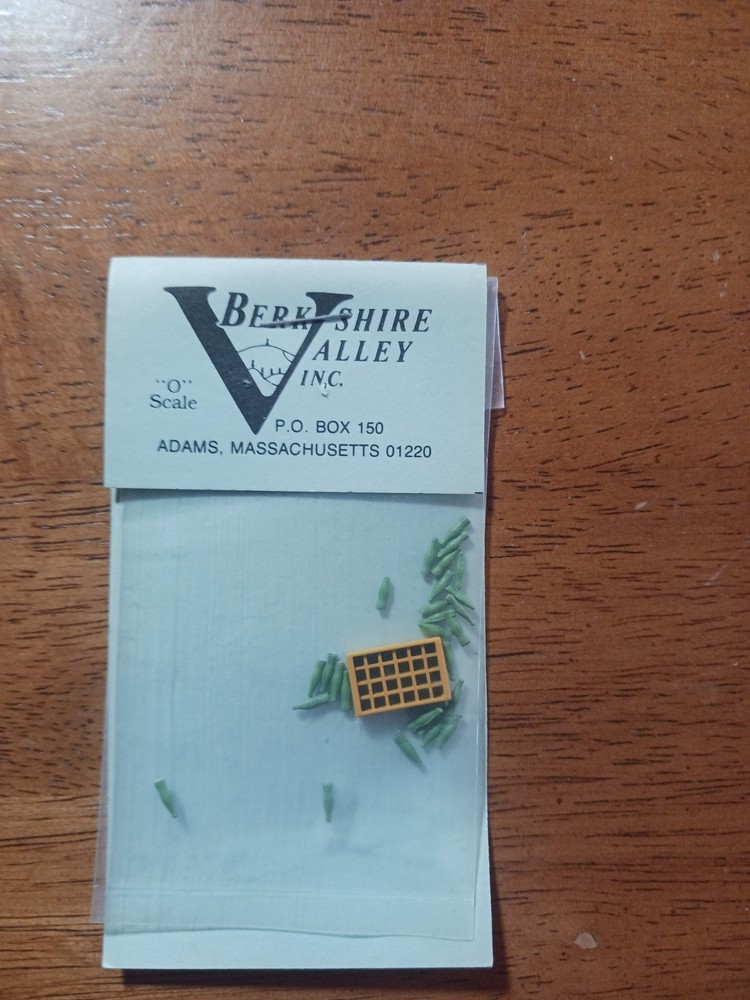 Berkshire Valley O scale #500 Empty Soda Case W/24 Bottles