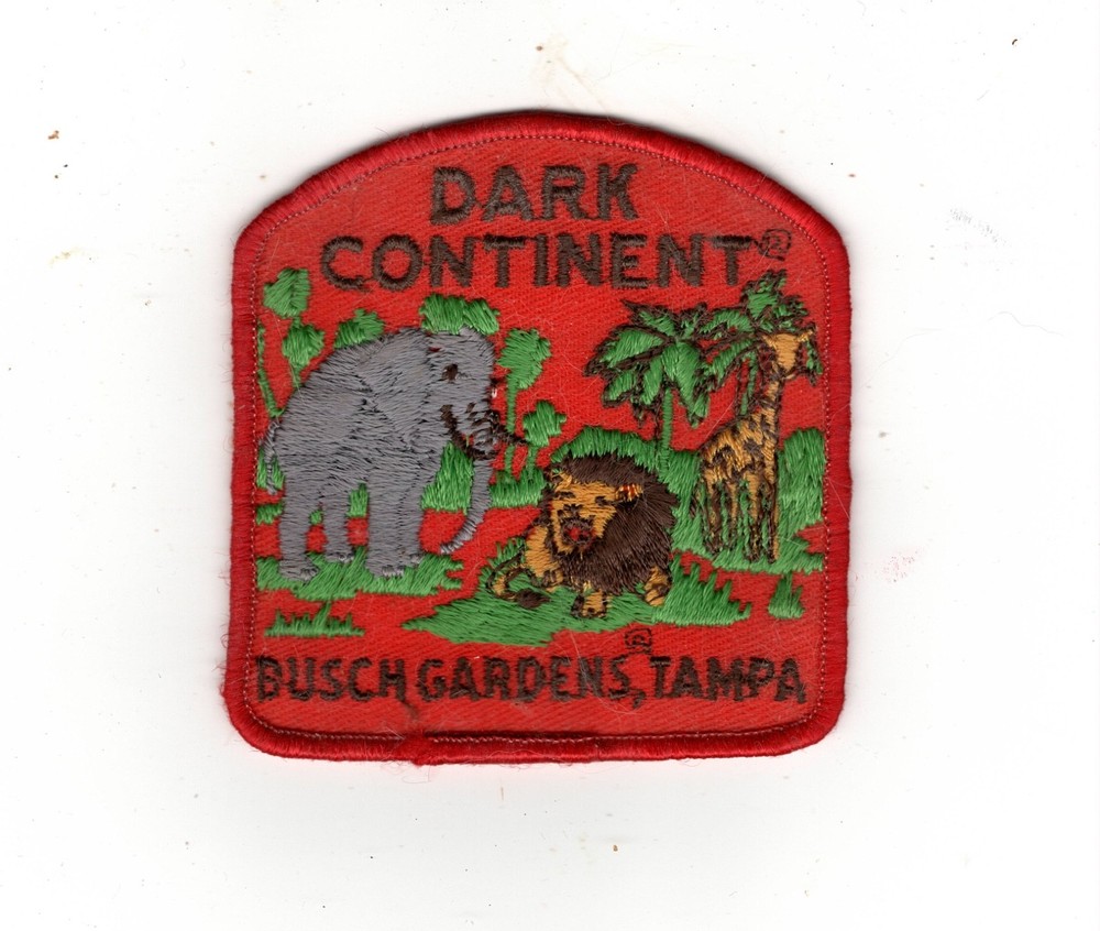 Dark Continent, Busch Gardens, Tampa Florida patch, Mint