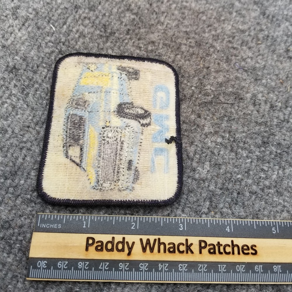 Vintage GMC Van Patch Car Auto 80s AD5