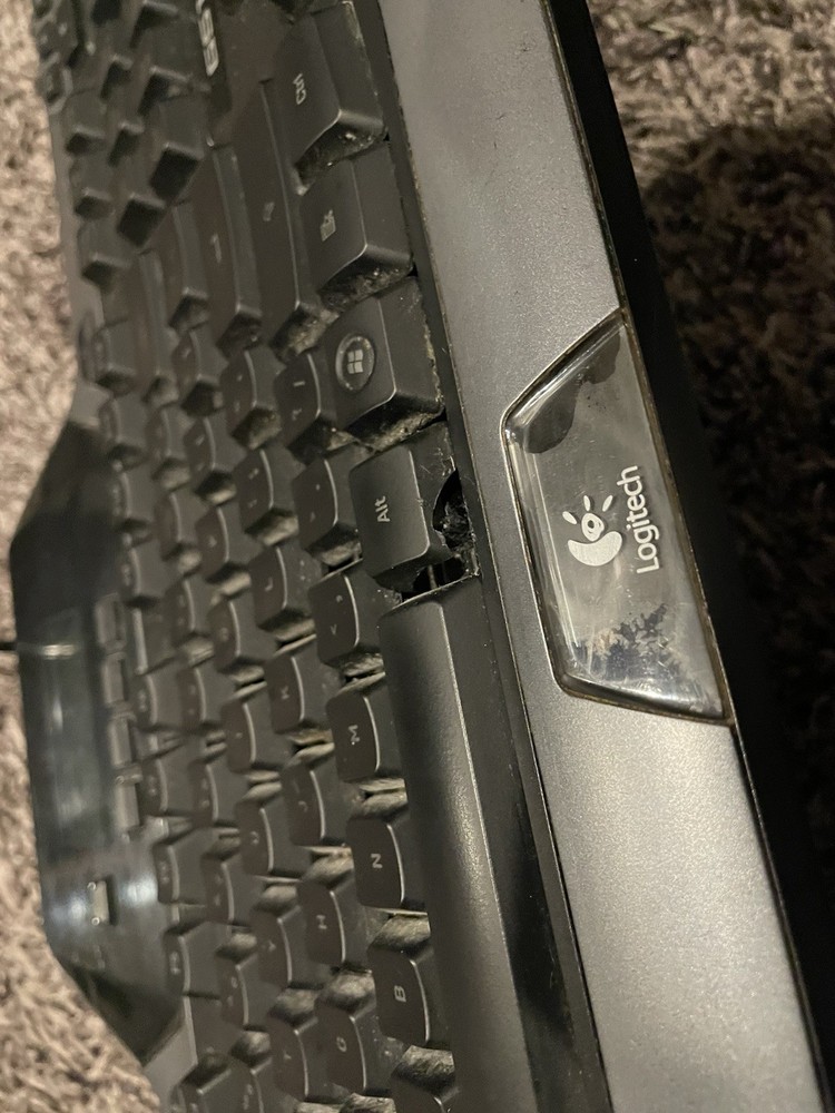 G510 Logitech Wired Gaming Keyboard Backlit LCD Programmable (Please Read)