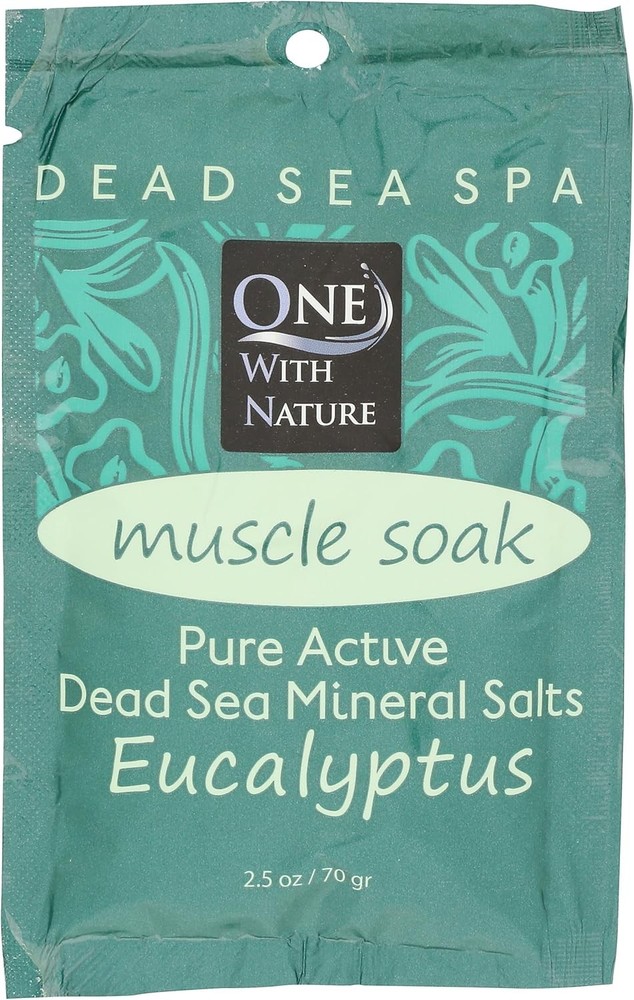 One with  Bath Salt Green Eucalyptus, 2.5 Ounce