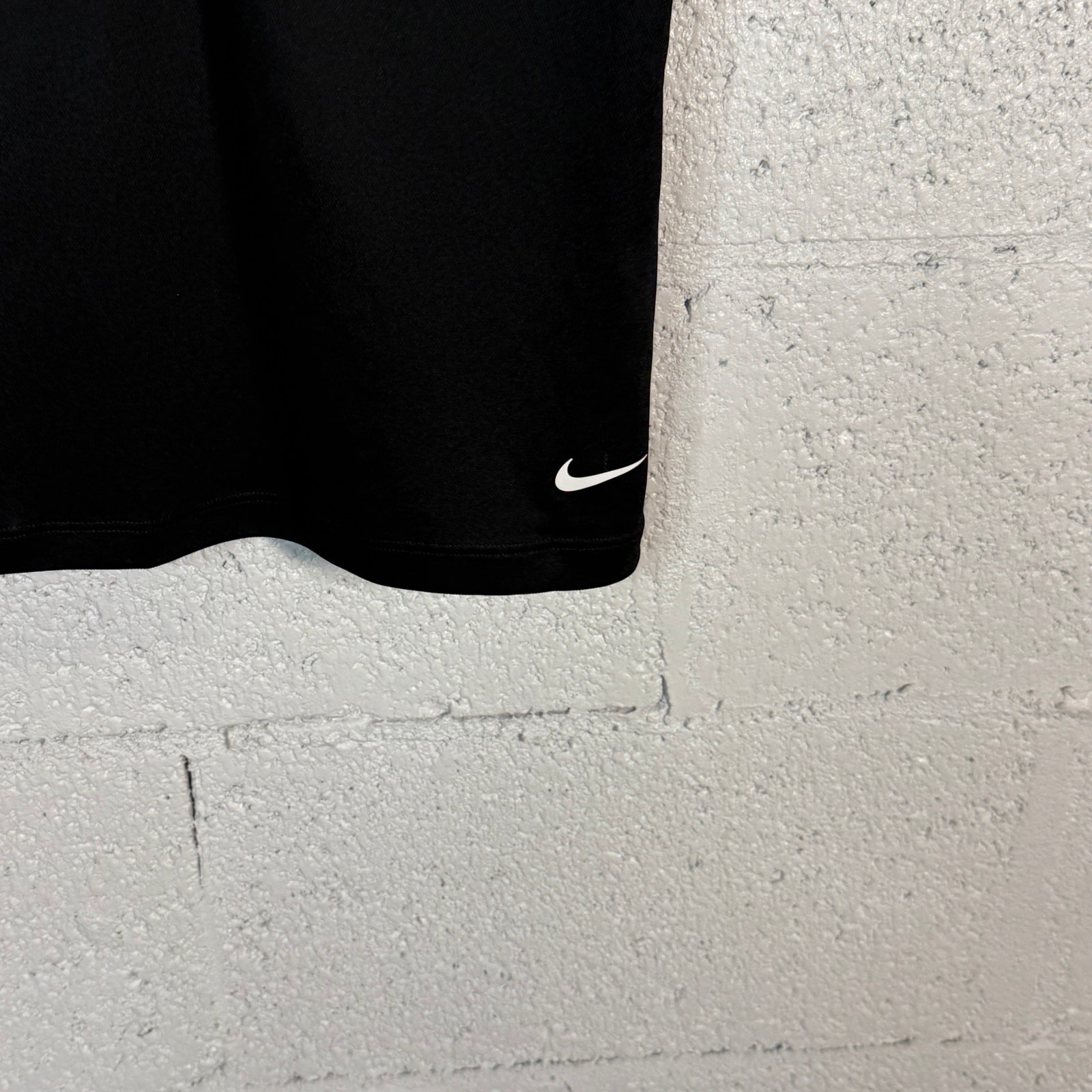 Nike Dri-FIT Victory Sleeveless Golf Polo, black/white Medium