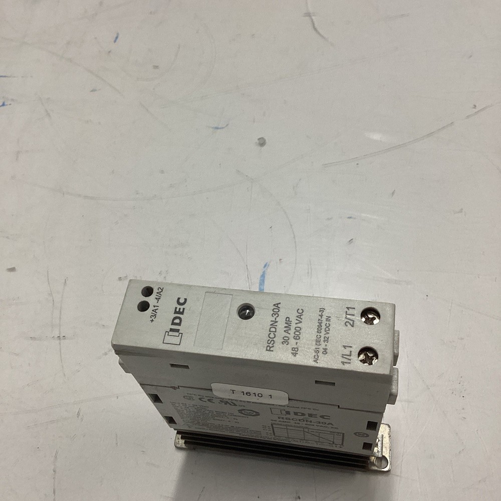 IDEC RSCDN-30A Solid State Relay 30AMP 48–600VAC N-599