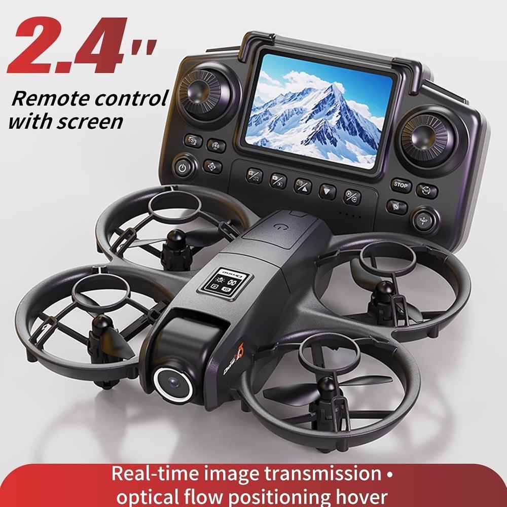 4K HD Drone With Remote Control, Dual Camera One-Touch Operation