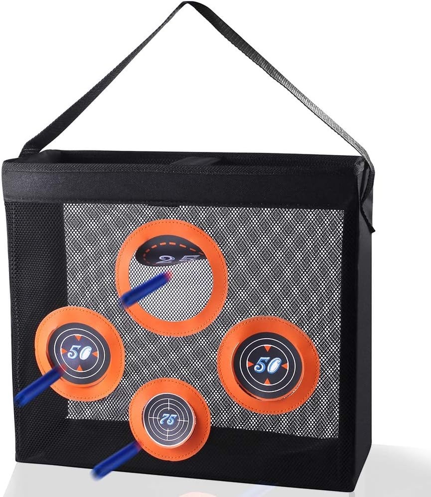 Multi-Functional Target Bag for Shooting Skills - Compatible with Nerf Darts