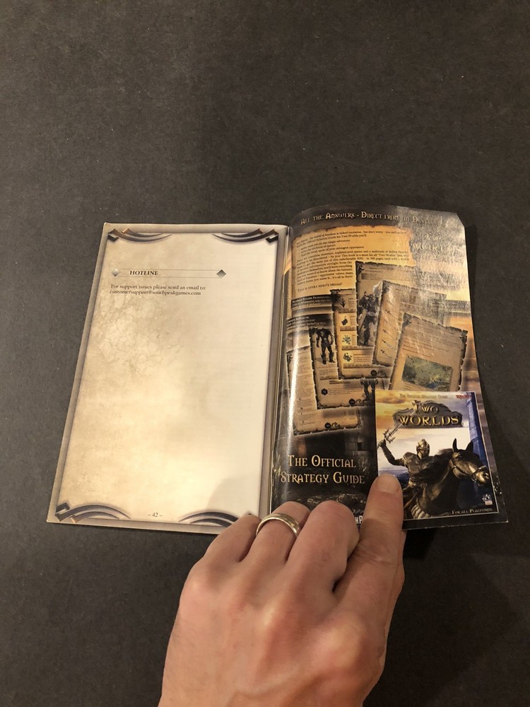 two worlds xbox 360 Manual Only