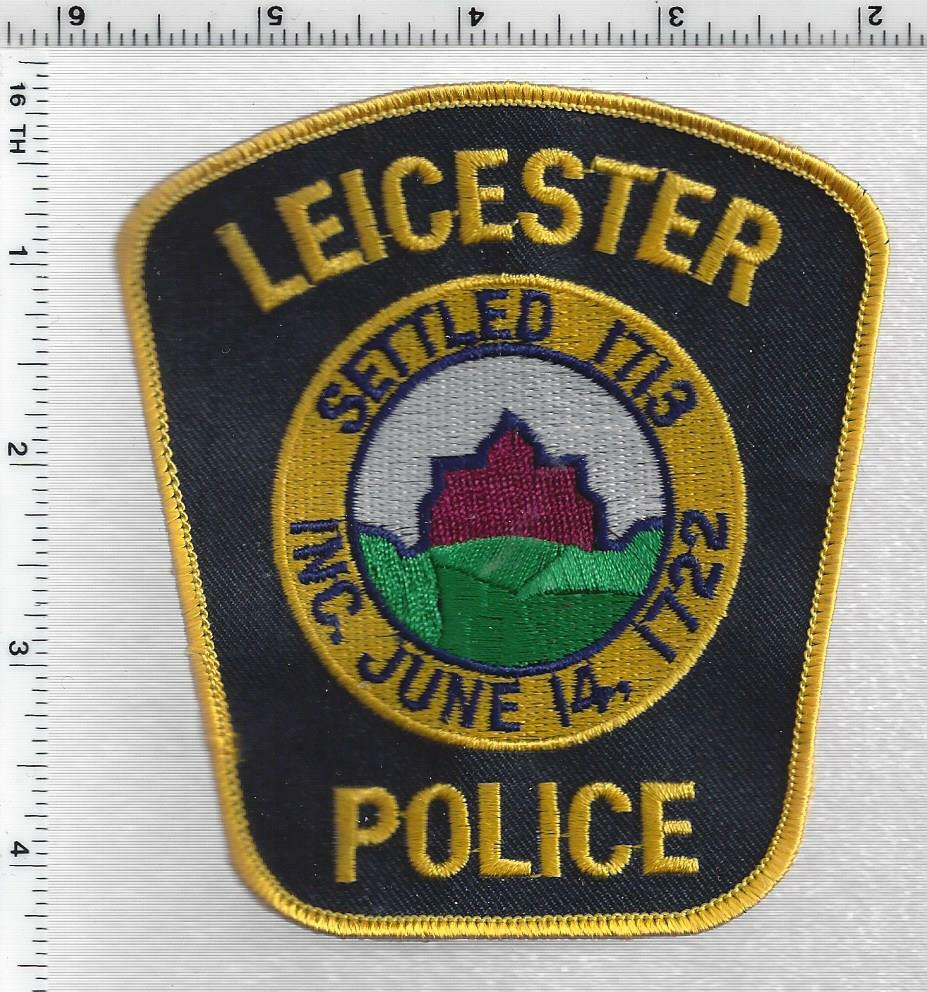 Leicester Police (Massachusetts) 4th Issue Shoulder Patch