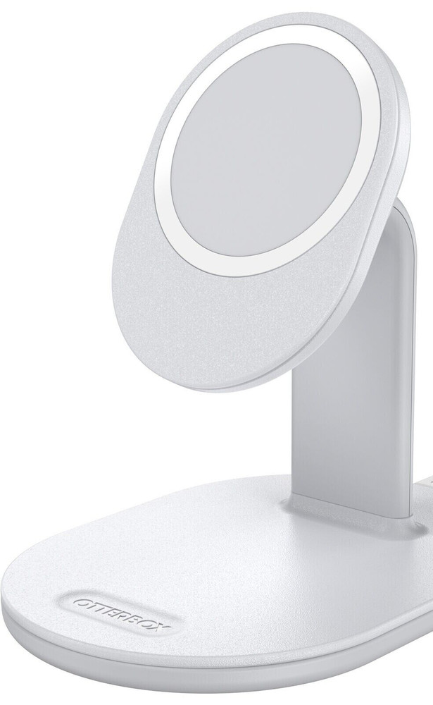OtterBox Fast MagSafe Charging Stand + Cable & Wall Adapter - white