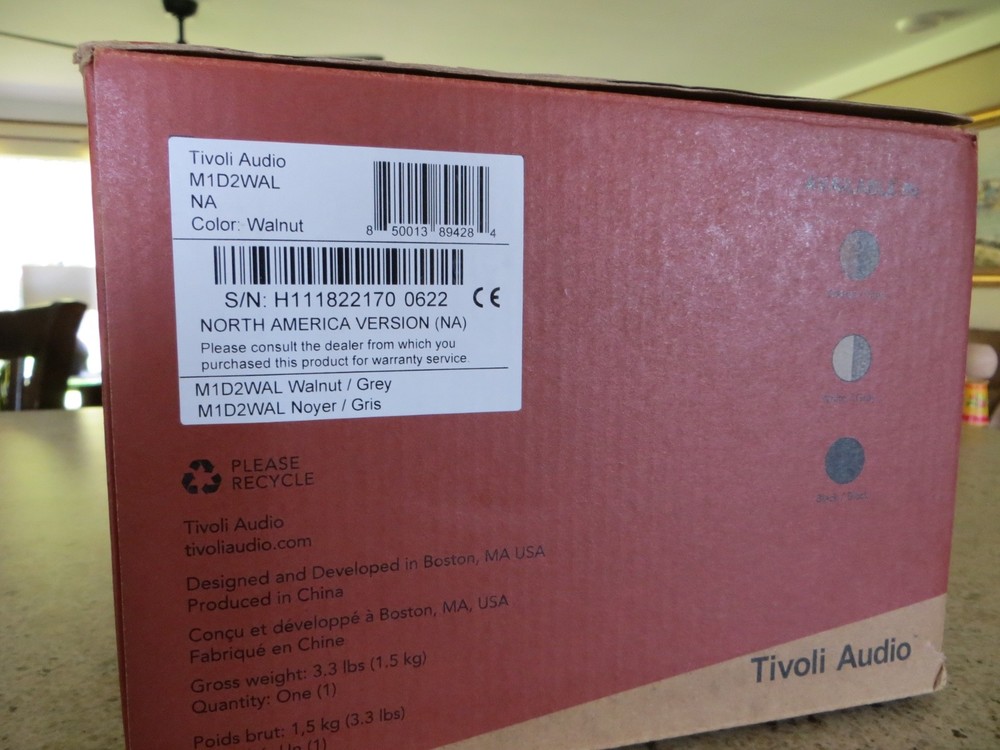 Tivoli Audio Model One Digital Generation 2 Walnut/ Grey