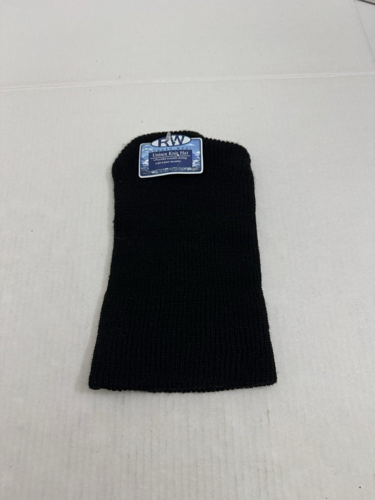 Rugged Wear Beanie Hat One Size Black         C136
