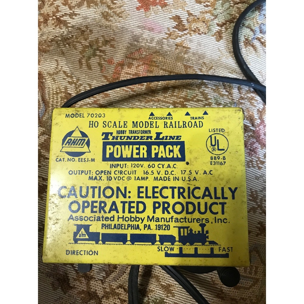 HO Scale Model Thunder Line Power Pack