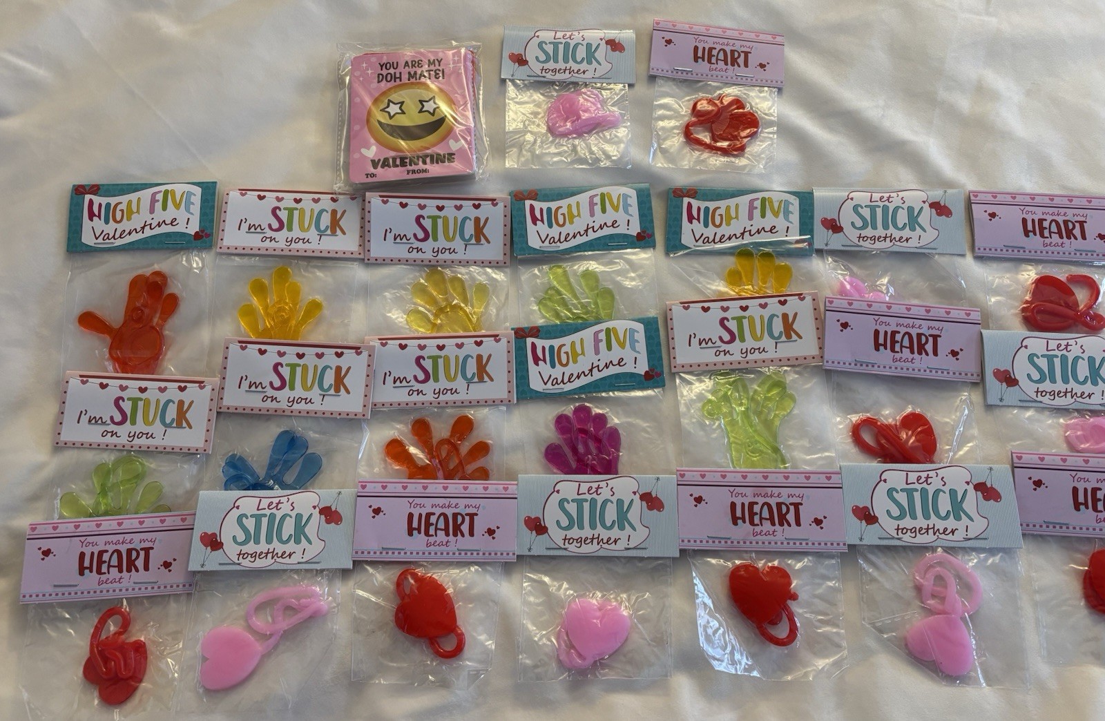 New 1 Lot Prizes Rewards Slappy Hands Pop Tubes Building Flowers BBall Fast Ship