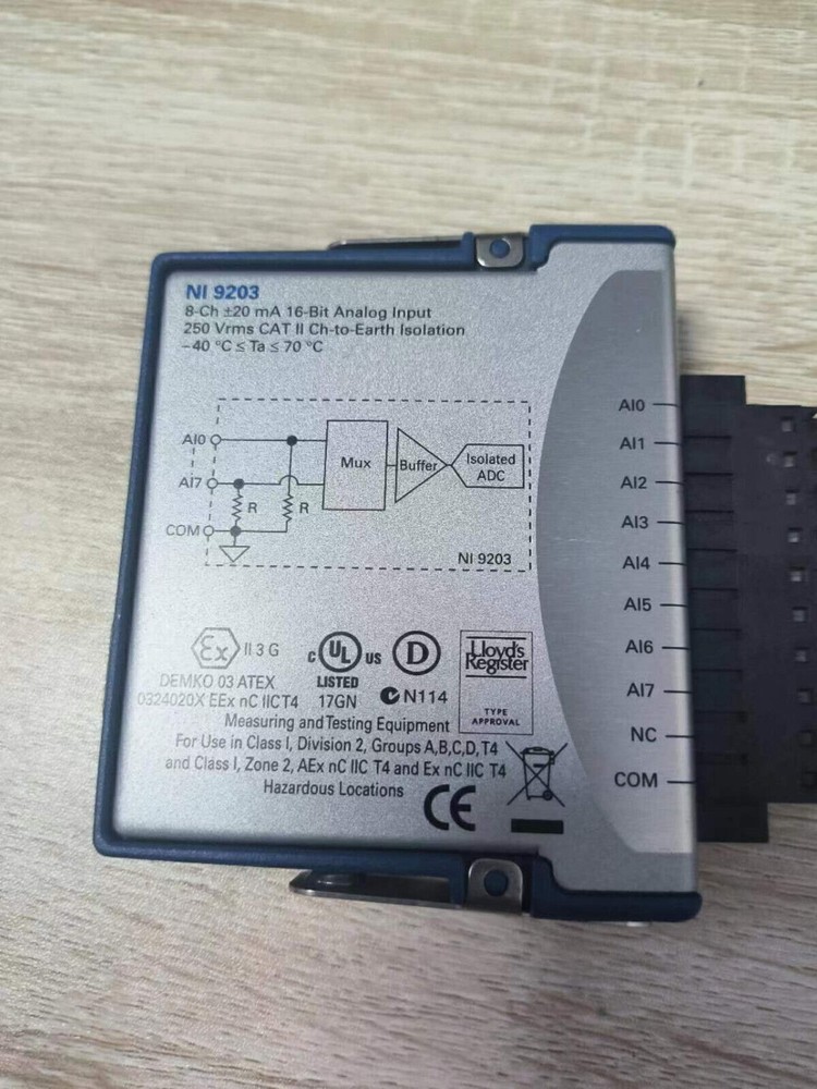 Used National Instruments NI-9203 cDAQ Analog Current Input Module FREE SHIP