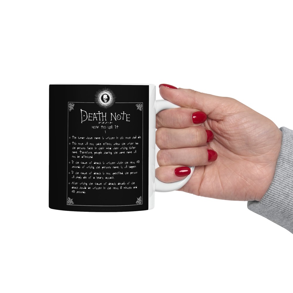 Death Note Mug, 11oz