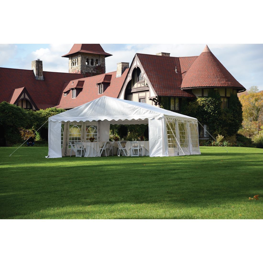 Enclosure Kit w/Windows 4 Party Tent, 20x20x10 (Canopy & Frame Sold Separately)
